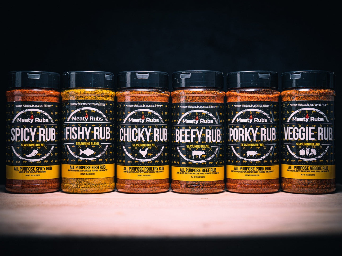 MEATY RUBS COMPLETE 6 PACK