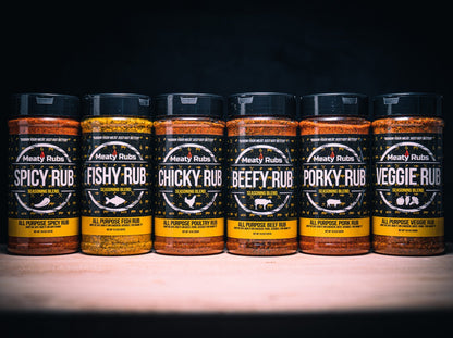 MEATY RUBS COMPLETE 6 PACK