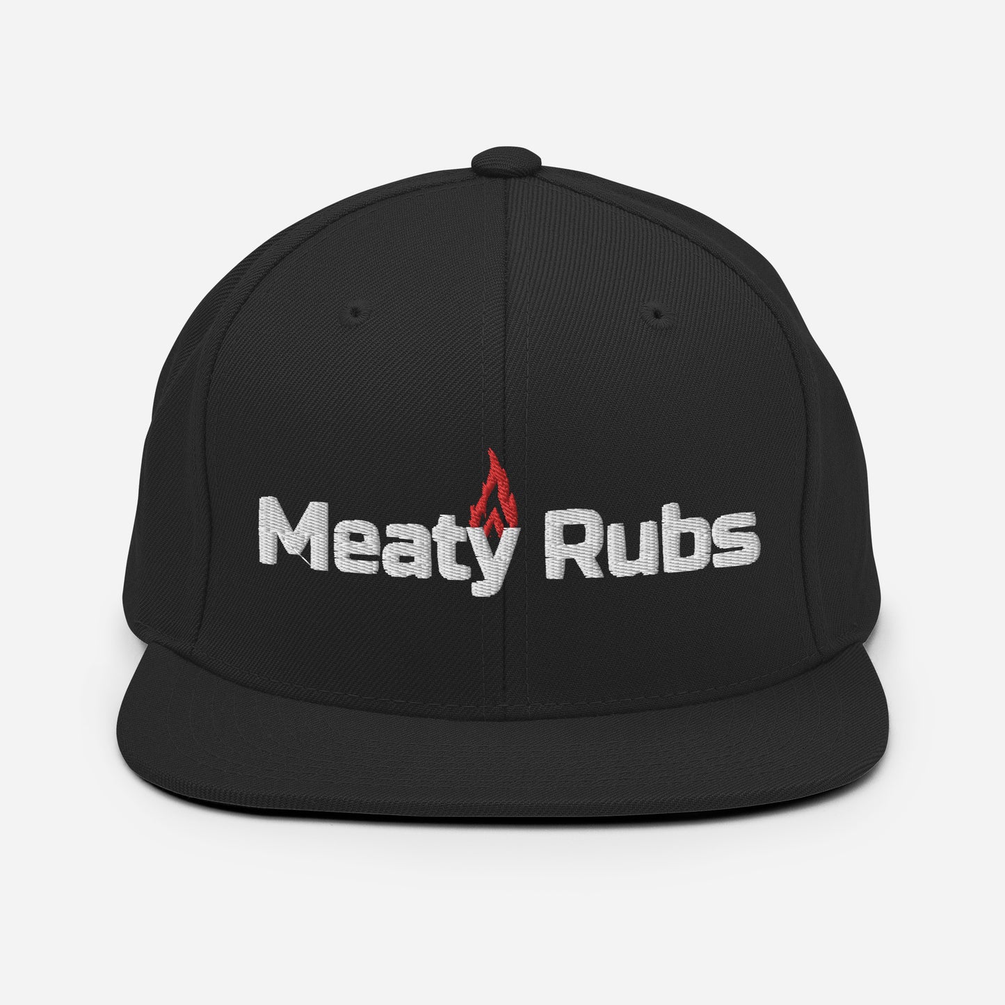 Snapback Hat - Meaty Rubs Flame