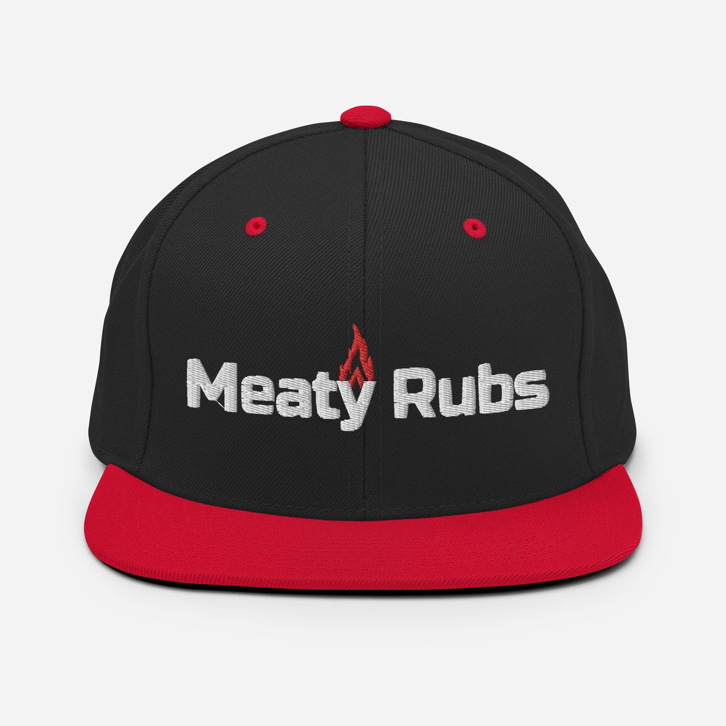 Snapback Hat - Meaty Rubs Flame